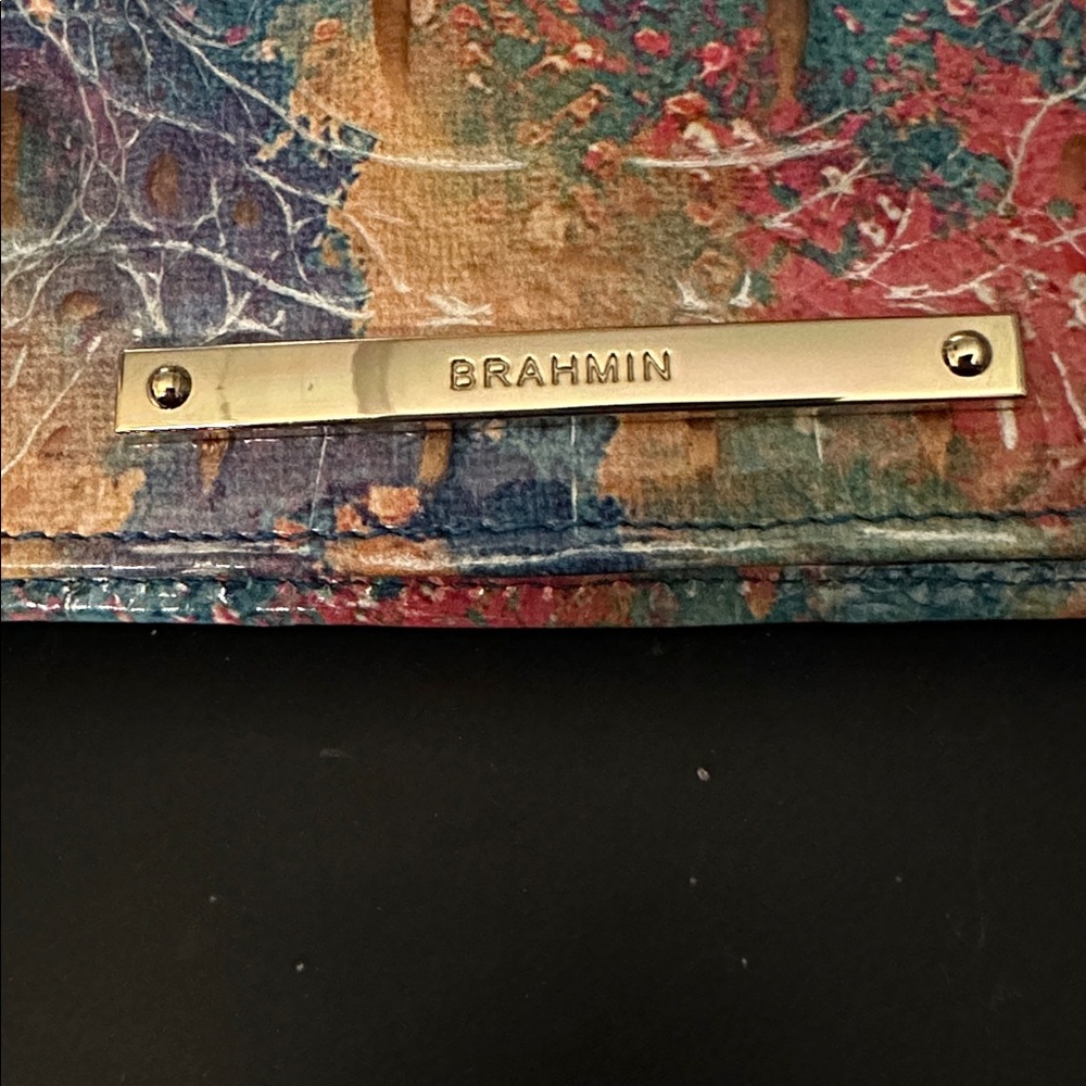 Brahmin Ady Multicolor Embossed “Crush” patterned Wallet - Picture 8 of 8